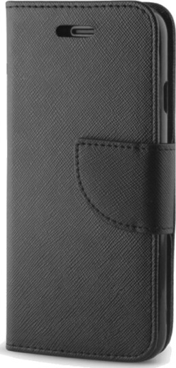 Smart Fancy Flipdeksel iPhone 15 Pro Max kunstskinn/TPU Sort