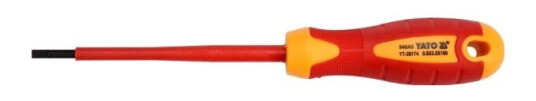 Yato Insulated Flat Screwdriver 3.5 * 100Mm (Yt-28174)