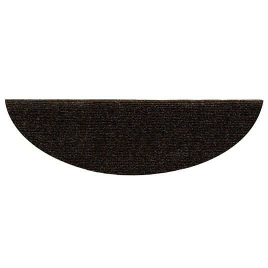 vidaXL Selvklebende trappematter 5 stk mørkebrun 56x17x3cm nålestempel
