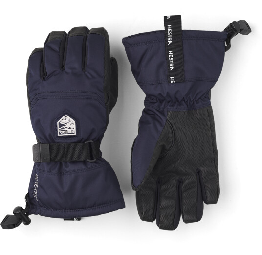 Hestra Gore-Tex Gauntlet JR - 5 finger Dark Navy 4 Hestra Gore-Tex Gauntlet JR - 5 finger Dark Navy 4