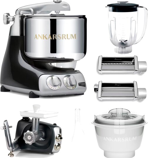 Ankarsrum Assistent Original kjøkkenmaskin med middags­pakke black diamond