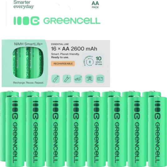 Green Cell 16x AA HR6 2600mAh batteri Green Cell 16x AA HR6 2600mAh batteri