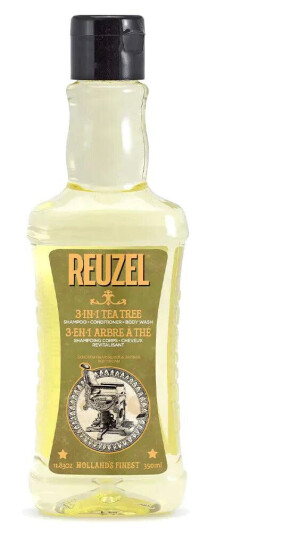 Reuzel 3-in-1 Tea Tree Sjampo med Balsam og Dusjsåpe 350 ml
