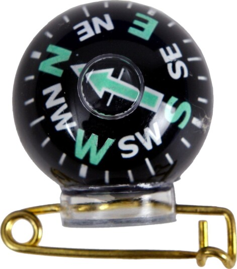 Coghlan's Kompass 8268 Pin-On Kompass Selvlysende Pil
