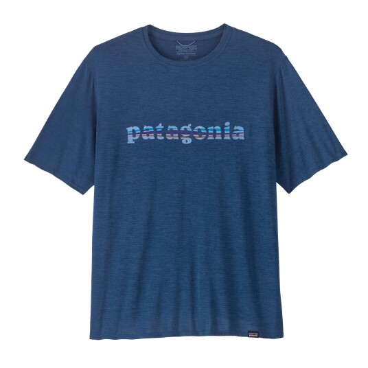 Patagonia Cap Cool Daily Graphic T Shirt Clement Blue XL