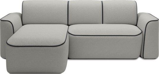 Ume 4 seter Sofa med Sjeselong   Grå