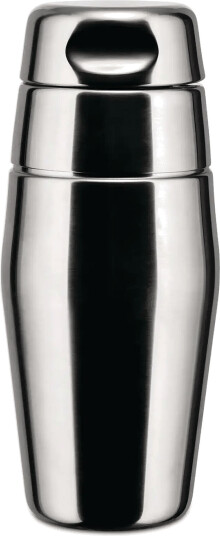 Alessi Cocktail Shaker In 18/10 Stainless Steel Mirror Polished Silver ONE SIZE Alessi Cocktail Shaker In 18/10 Stainless Steel Mirror Polished Silver ONE SIZE