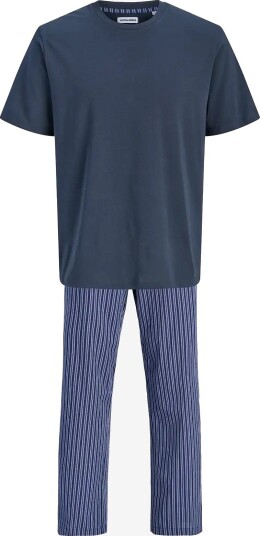 Jack & Jones Jacmiller Ss Tee And Woven Pants Set Gb OUTER SPACE S