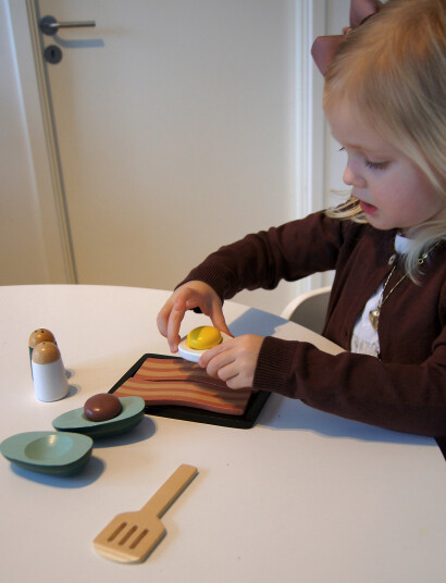 Magni Toys Eggs And Bacon Tray - Multi/patterned - ONE SIZE