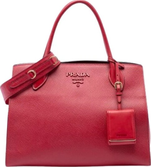 Prada Vintage Dame Pre owned Rød ONE SIZE,