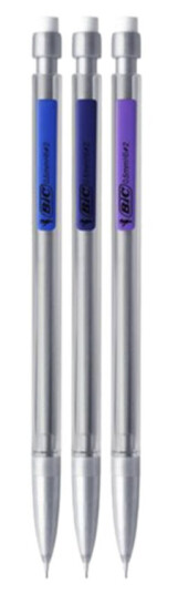 Blyantpenn BIC Matic 0,5 mm sort. farger, 12 stk.