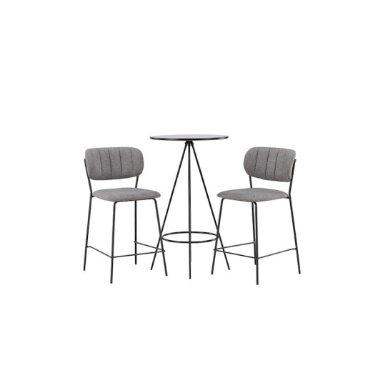 Venture Home Spisegruppe Venture Home Bistro Ø60 cm med 2 stk Bell Stoler GR23686