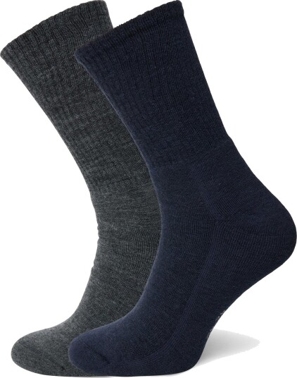 Alpacasocks&Co Merino Casual 2 Pack   Black   42 45