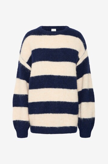 ICHI Pullover ihDayana LS Blå