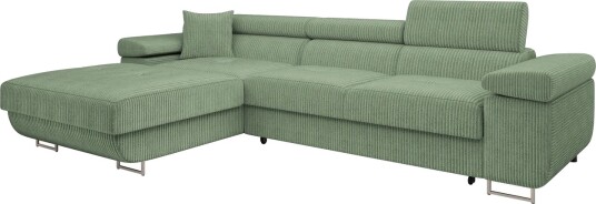 Gabina Sofa med Divan 3 seter   Grønn