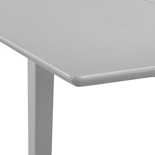 vidaXL Uttrekkbart spisebord grå (80-120)x80x74 cm MDF vidaXL Uttrekkbart spisebord grå (80-120)x80x74 cm MDF
