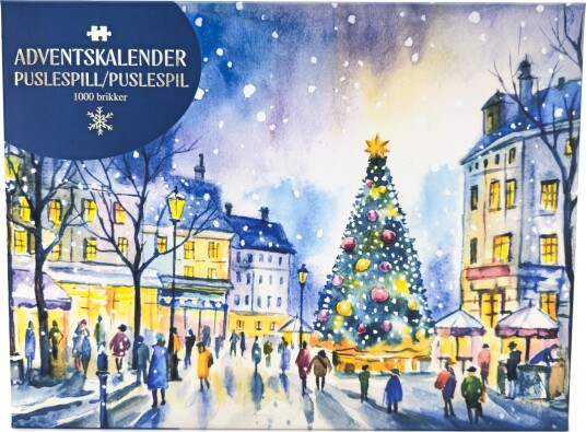 Adventskalender 1000 puslebrikker