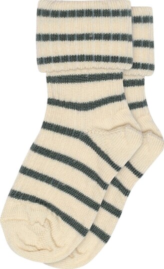 MP Sokker   Ull   Viggy   Dark Forest   MP   25/28   Sokker Armygrønn Beige Grønn Hvit   25 28