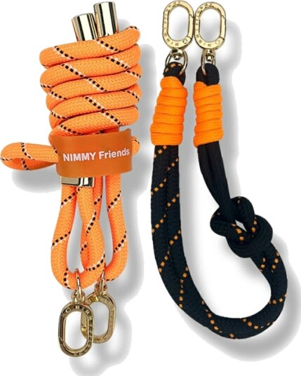 Dog & Bone Nimmy Crossbody + Håndrem Cool&Cute 2.0 Oransje/Svart