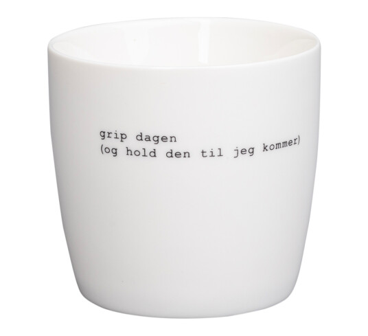 Sögne Home Krus Grip dagen 30 cl hvit