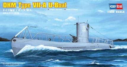 HobbyBoss 1/350 DKM Navy Type VII-A U-Boat HobbyBoss 1/350 DKM Navy Type VII-A U-Boat