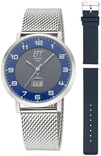 ETT Eco Tech Time Herreklokke EGS 11621 32MS Atacama Grå/Stål Ø40 ETT Eco Tech Time Herreklokke EGS 11621 32MS Atacama Grå/Stål Ø40