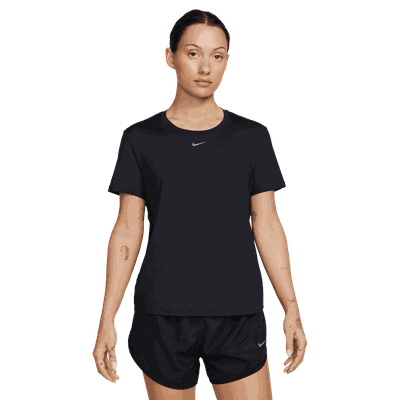 Nike One Classic Dri-FIT Short Sleeve Top t-skjorte dame Svart XS