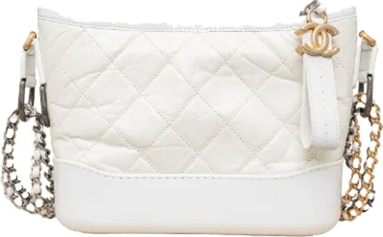 Chanel Vintage Dame Hvit Chanel Vintage Dame Hvit