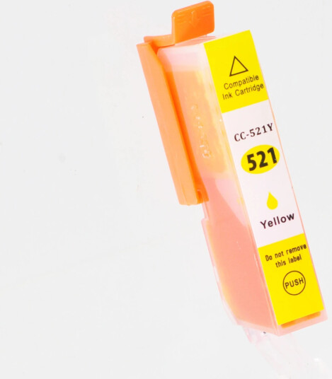 TB Blekkpatron CLI-521 Gul (8.4ml), erstatter Canon CLI-521Y/2936B001