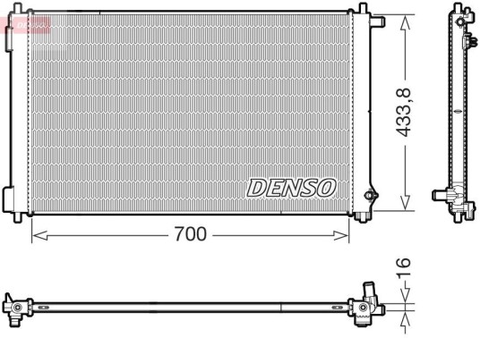 Radiator DENSO DRM50154