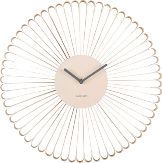KARLSSON Wall Clock Cascara Off White Beige Ø 50 CM KARLSSON Wall Clock Cascara Off White Beige Ø 50 CM