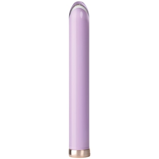 baseks Rechargeable Smooth Glass Vibrator - Lyselilla