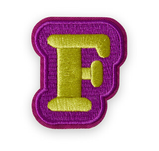 Letter Sticker Letter F