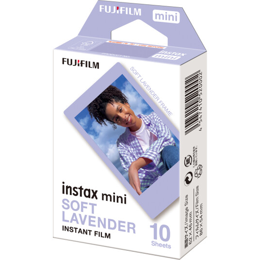 Fujifilm Instax Film mini soft lavender 10ark.Fuji Instax mini/Polaroid PIC300 Fujifilm Instax Film mini soft lavender 10ark.Fuji Instax mini/Polaroid PIC300
