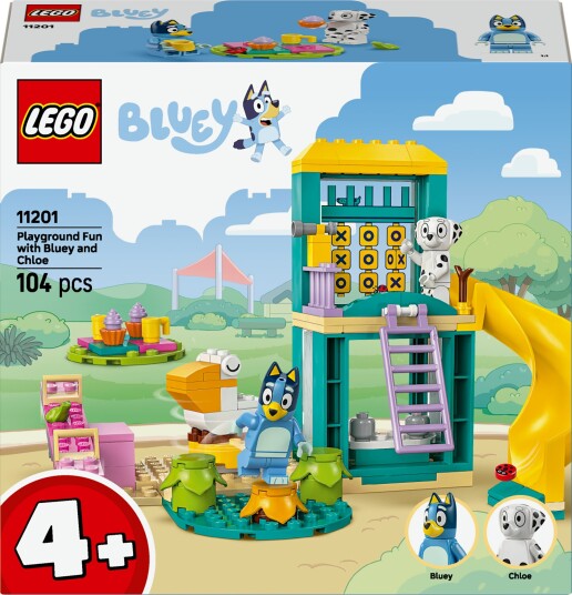 LEGO Bluey 11201 Moro på lekeplassen med Bluey og Chloe LEGO Bluey 11201 Moro på lekeplassen med Bluey og Chloe