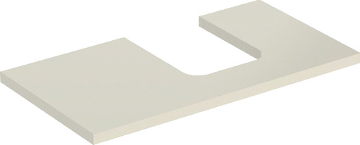 GEBERIT ONE bordplate 900x470x30mm utskjæring for høytrykkspumper i skål GEBERIT ONE bordplate 900x470x30mm utskjæring for høytrykkspumper i skål