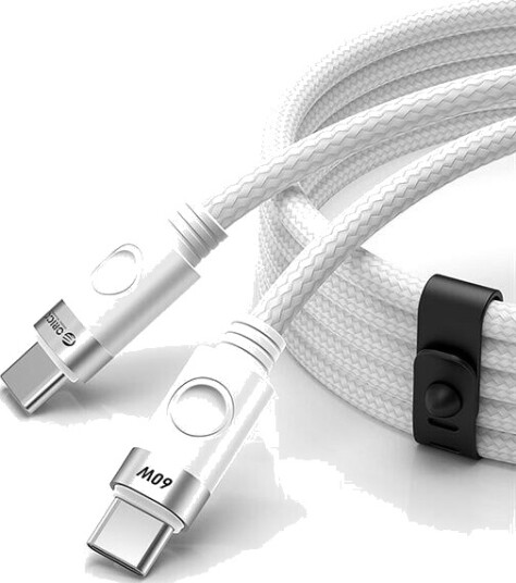ORICO CDX USB C USB C 60W kabel 1m hvit CDX 60CC WH BP