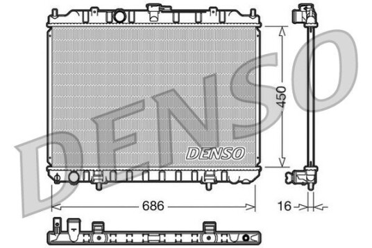 Radiator DENSO DRM46004