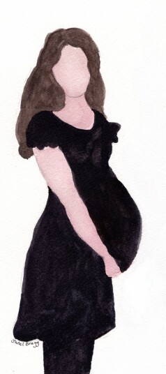 Namly Design Plakat Gravid Kvinne POSTERX2DMMK