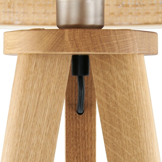 HerzBlut Gulvlampe Elli, Lyst tre , Stue / spisestue, Tre, Skandinavisk, Trebent