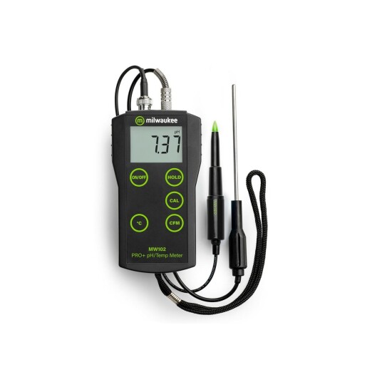 Milwaukee MW102 FOOD PRO+ 2-in1 pH and Temperature Meter for food
