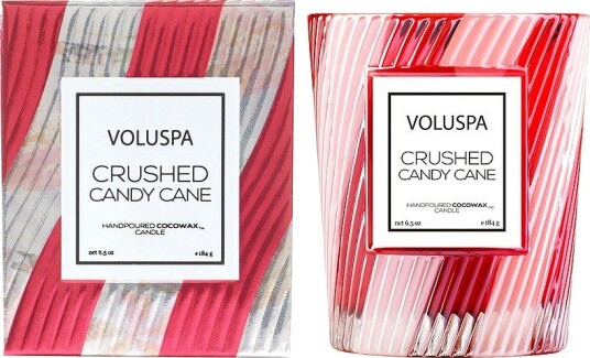 Voluspa Crushed Candy Cane Classic Boxed Candle 60H