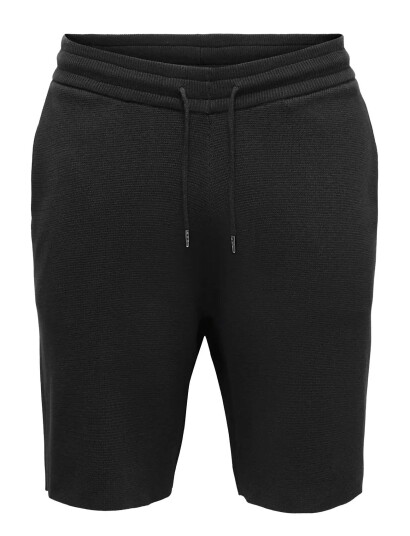 ONLY & SONS Onssilas Reg Shorts Knit Black XL