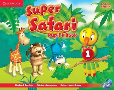 Super Safari Level 1 Pupil'S Book With Dvd-Rom Av Herbert Puchta, Gunter Gerngross, Peter Lewis-Jones