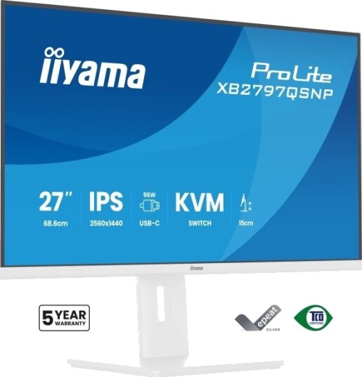Iiyama ProLite 27" QHD IPS XB2797QSNP W1 Iiyama ProLite 27" QHD IPS XB2797QSNP W1