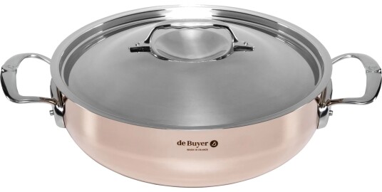 De Buyer Prima Matera Sauskasserolle 28 cm Kobber/Stål