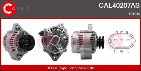 Dynamo CASCO CAL40207AS Dynamo CASCO CAL40207AS
