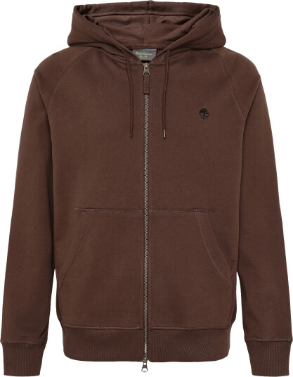 Timberland Lb Full Zip Hoodie   Brown   S
