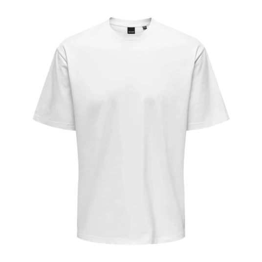 Only & Sons Fred Life Short Sleeve Tee Hvit M Only & Sons Fred Life Short Sleeve Tee Hvit M
