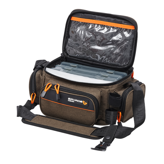 Savage Gear Fiskeväska SG System Box Bag S 3 Boxes 5 Bags 15x36x23